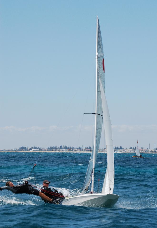 Ben Schulz and Cam Philcox - Fireball South Australia State Championship (round 2) © Peter Muirhead